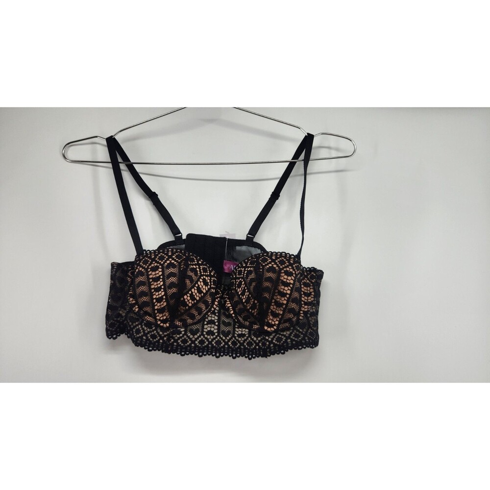 Adore Me Womens 32B Contour Balconette Bra NWT Black Brown